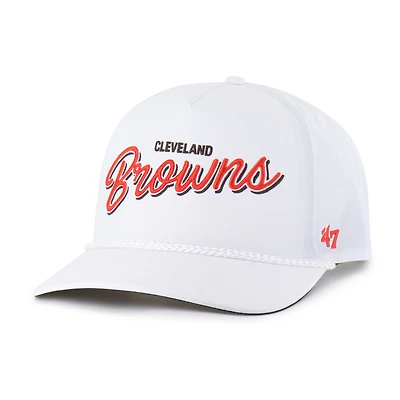 Men's '47 White Cleveland Browns Brrr Fairway Hitch Adjustable Hat