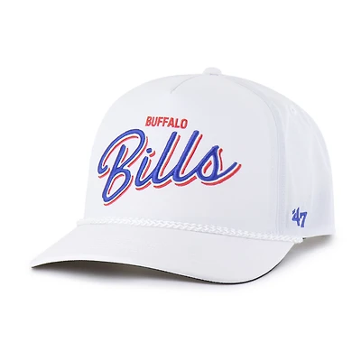 Men's '47 White Buffalo Bills Brrr Fairway Hitch Adjustable Hat
