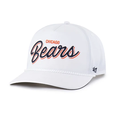 Men's '47 White Chicago Bears Brrr Fairway Hitch Adjustable Hat
