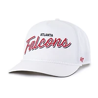Men's '47 White Atlanta Falcons Brrr Fairway Hitch Adjustable Hat