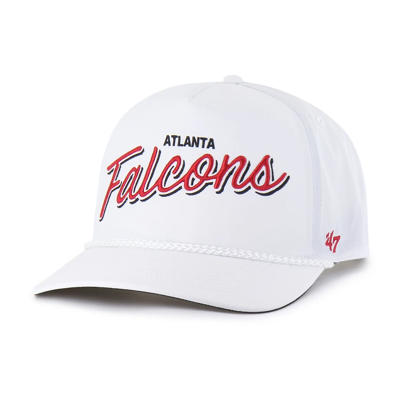 Men's '47 White Atlanta Falcons Brrr Fairway Hitch Adjustable Hat