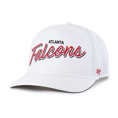 Men's '47 White Atlanta Falcons Brrr Fairway Hitch Adjustable Hat