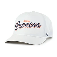 Men's '47 White Denver Broncos Brrr Fairway Hitch Adjustable Hat