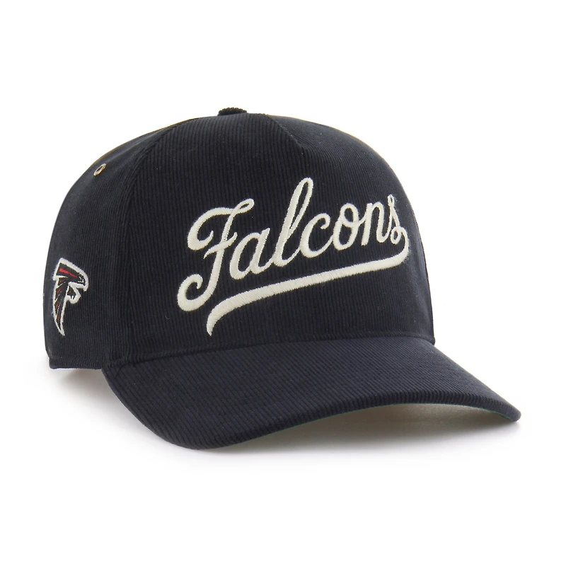 Men's '47 Black Atlanta Falcons Golden Age Corduroy Hitch Adjustable Hat