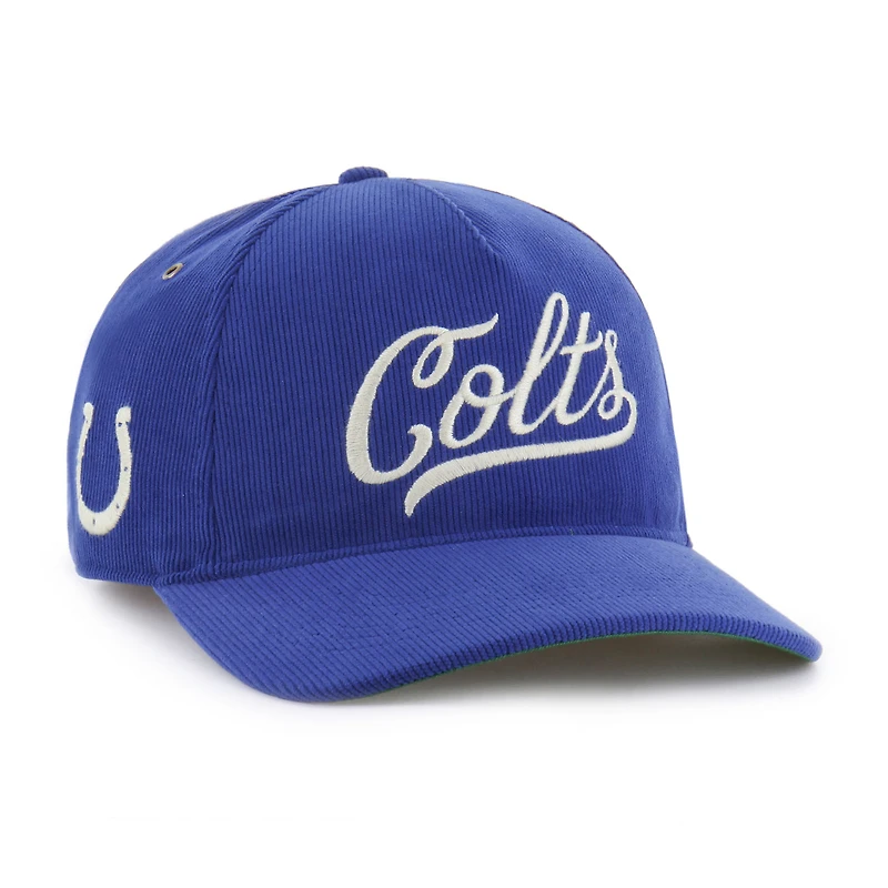 Men's '47 Royal Indianapolis Colts Golden Age Corduroy Hitch Adjustable Hat