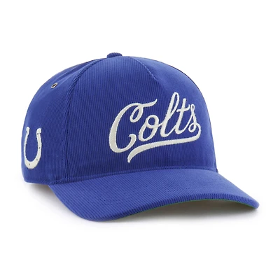 Men's '47  Royal Indianapolis Colts Golden Age Corduroy Hitch Adjustable Hat