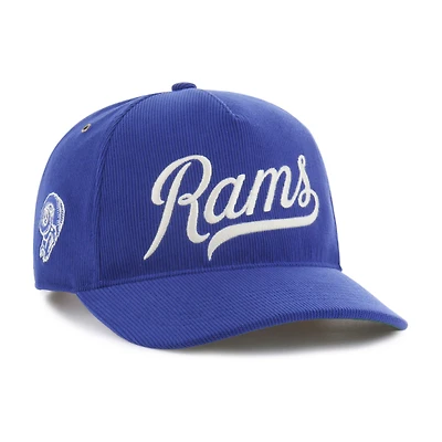 Men's '47  Royal Los Angeles Rams Golden Age Corduroy Hitch Adjustable Hat