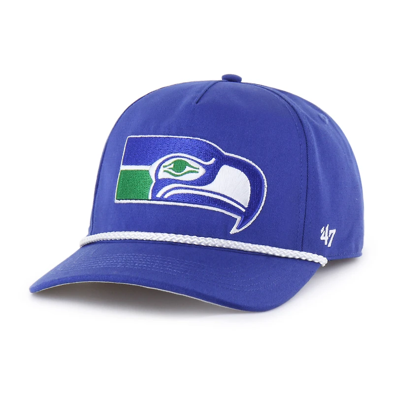 Men's '47  Royal Seattle Seahawks Rope Hitch Adjustable Hat
