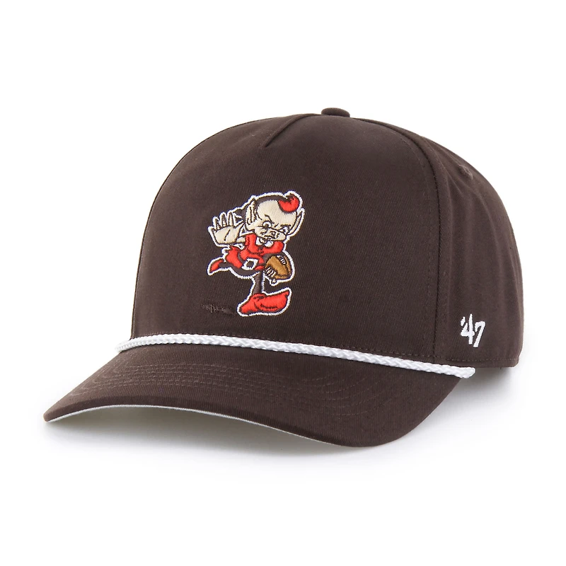 Men's '47  Brown Cleveland Browns Rope Hitch Adjustable Hat