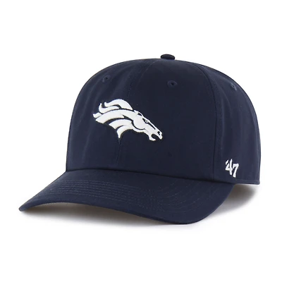 Men's '47  Navy Denver Broncos Foundational Franchise Fitted Hat