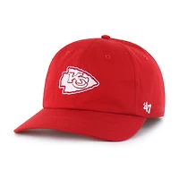 Men's '47  Red Kansas City Chiefs Foundational Franchise Fitted Hat