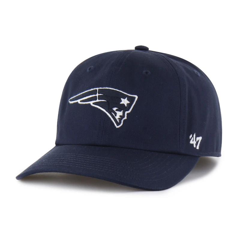 Men's '47  Navy New England Patriots Foundational Franchise Fitted Hat