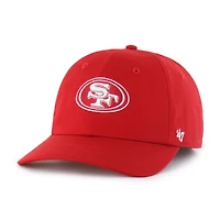 Men's '47  Scarlet San Francisco 49ers Foundational Franchise Fitted Hat
