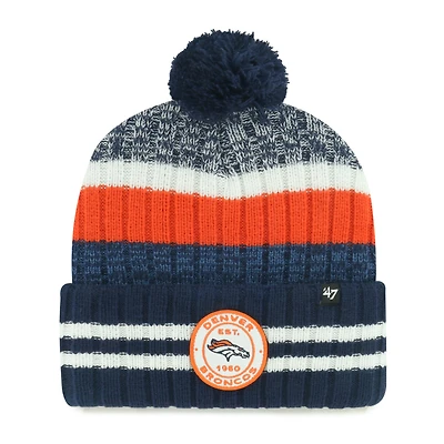Men's '47 Denver Broncos Quiver Cuffed Knit Hat with Pom