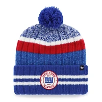 Men's '47 New York Giants Quiver Cuffed Knit Hat with Pom