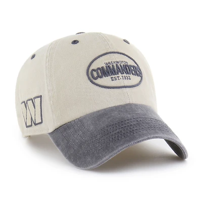 Men's '47 Khaki Washington Commanders Breaking Trail Clean Up Adjustable Hat