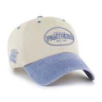Men's '47 Khaki Carolina Panthers Breaking Trail Clean Up Adjustable Hat