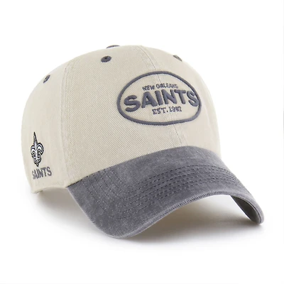 Men's '47 Khaki New Orleans Saints Breaking Trail Clean Up Adjustable Hat