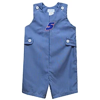 Infant Vive La Fete Blue Kyle Larson Gingham Jon Jon Bodysuit