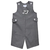 Infant Vive La Fete Black Bubba Wallace Gingham Jon Jon Bodysuit