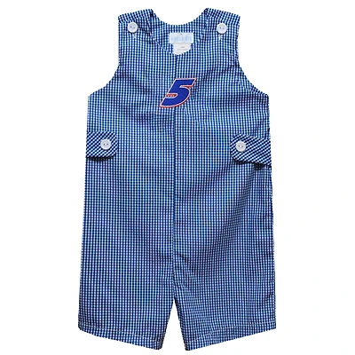 Toddler Vive La Fete Blue Kyle Larson Gingham Jon Jon Bodysuit