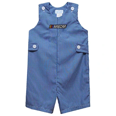 Toddler Vive La Fete Blue NASCAR Gingham Jon Jon Bodysuit