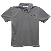 Toddler Vive La Fete  Black NASCAR Stripe Polo