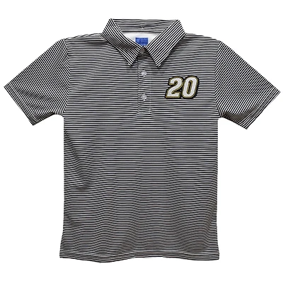 Toddler Vive La Fete  Black Christopher Bell Stripe Polo