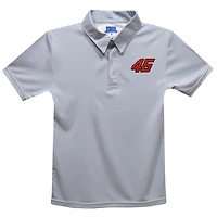 Toddler Vive La Fete  Gray Tyler Reddick Stripe Polo