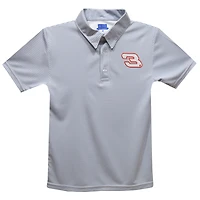 Youth Vive La Fete  Gray Dale Earnhardt Stripe Polo
