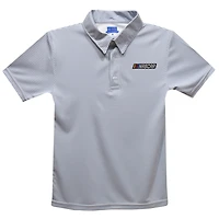 Youth Vive La Fete  Gray NASCAR Merchandise Stripe Polo