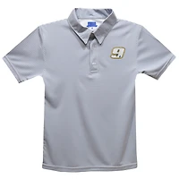 Youth Vive La Fete  Gray Chase Elliott Stripe Polo