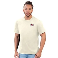 Men's Margaritaville Cream Kansas City Chiefs Wastin' Away T-Shirt