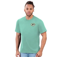 Men's Margaritaville Mint Green Bay Packers Wastin' Away T-Shirt