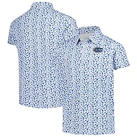 Youth Garb Royal Florida Gators Tom Allover Print Performance Polo