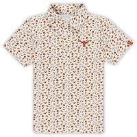 Toddler Garb Burnt Orange Texas Longhorns Tom Allover Print Performance Polo