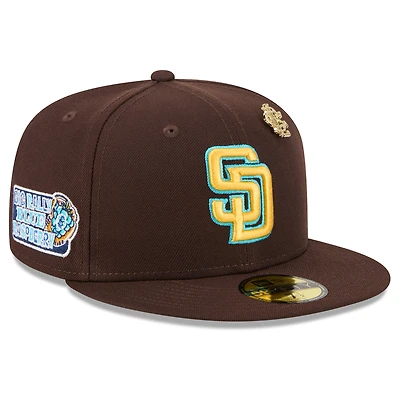 Men's New Era  Brown San Diego Padres 2025 Big League Chew 59FIFTY Fitted Hat
