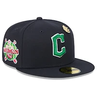 Men's New Era  Navy Cleveland Guardians 2025 Big League Chew 59FIFTY Fitted Hat