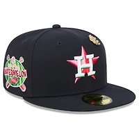Men's New Era  Navy Houston Astros 2025 Big League Chew 59FIFTY Fitted Hat