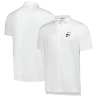 Men's Peter Millar White WM Phoenix Open Solid Performance Jersey Polo