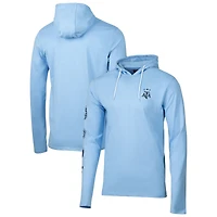 Men's Sport Design Sweden  Light Blue Argentina National Team Relaxed Hooded Long Sleeve T-Shirt