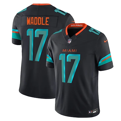 Men's Nike Jaylen Waddle Pitch Blue Miami Dolphins 2025 Rivalries Collection Limited Jersey