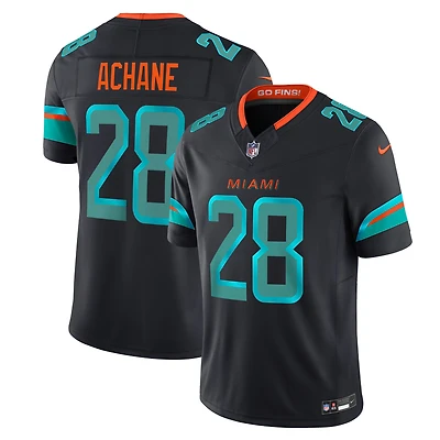 Men's Nike De’Von Achane Pitch Blue Miami Dolphins 2025 Rivalries Collection Limited Jersey