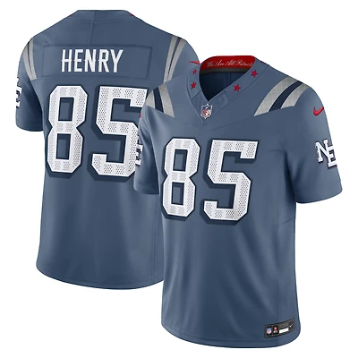 Men's Nike Hunter Henry Storm Blue New England Patriots 2025 Rivalries Collection Limited Jersey