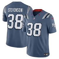 Men's Nike Rhamondre Stevenson Storm Blue New England Patriots 2025 Rivalries Collection Limited Jersey