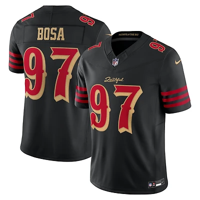 Men's Nike Nick Bosa Black San Francisco 49ers 2025 Rivalries Collection Limited Jersey