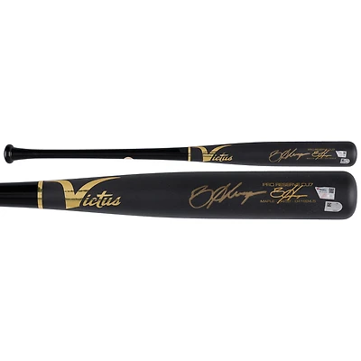 Bryce Harper Philadelphia Phillies Autographed Player-Issued Gray/Black Victus Bat from the 2024 MLB Season - RG13313379