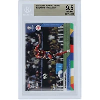 Lamine Yamal Spain National Team 2024 Topps Now UEFA Euro UEFA European Championship Record: Youngest Ever Goal Scorer At 16 Years & 362 Days #54 BGS Authenticated 9.5 Rookie Card