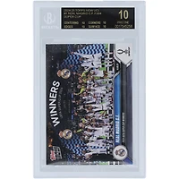 Real Madrid CF 2024-25 Topps Now UCL 2024 UEFA Super Cup Winners Black Label #1 BGS Authenticated 10 Card - 10,10,10,10 Subgrades