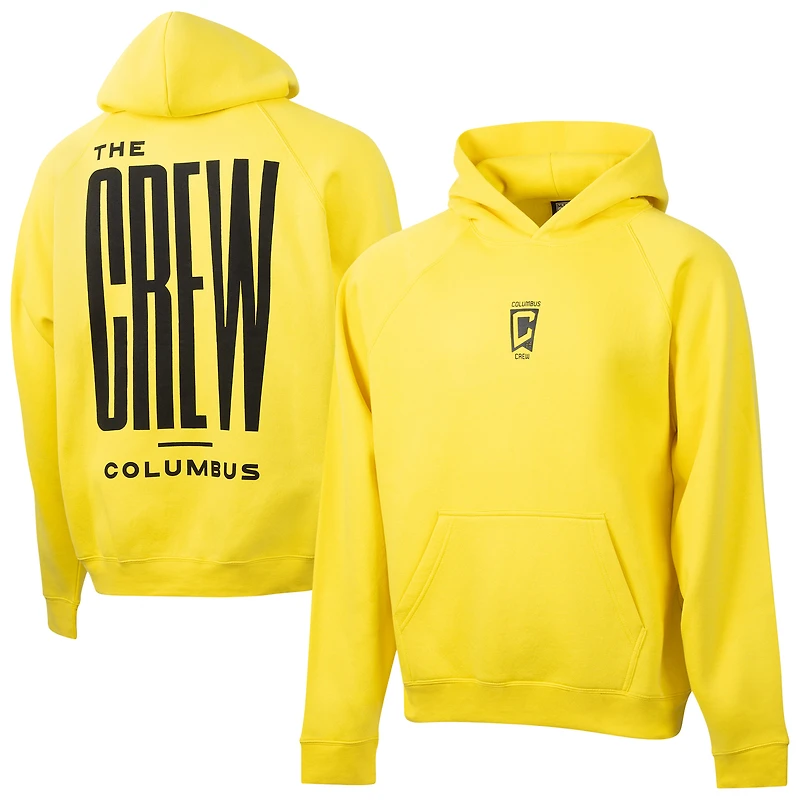 Men's Gold Columbus Crew Hometown Oversized Pullover Hoodie